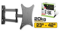 Suporte articulado parede 20Kg TV Led 23/42" preto