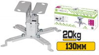 Suporte projector universal teto 130mm cinza