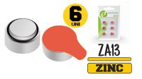 Pila de zinc ZA13 1.4V (6unid.)