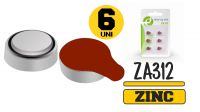 Pila de zinc ZA312 1.4V (6unid.)