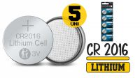 Pila de Lítio CR2016 3V (5unid.)