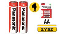 Pila AA/LR6 Panasonic cloruro zinc Super Heavy Duty 1.5V blister (4unid.)