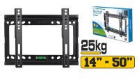 Suporte LCD 14"-50" 25Kg. VESA máx. 200x200 fixo preto