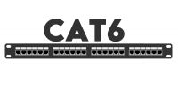 Paneles de transferencia RJ45 Cat. 6