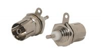 Conector PHASAK COAXIAL Jack RG58 para soldar de chasis