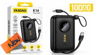 Powerbank USB bateria 10000mAh  USB-C - USB-A lightning max.3Amp PD preto