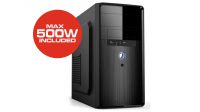 Caixa Micro ATX 1x5.25"+1x3.25"+ USB 3.0 x2 + fonte 500W preto