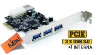 Placas PCI Express a USB/Firewire