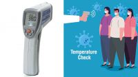 Termómetro medición temperatura corporal de alta precisón sin contacto 32º-42.5ºc