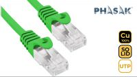 Cable de Red UTP Phasak Cat.6 CU Verde
