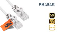 PHK 2052 : Cable de red S-FTP Phasak Cat.6A CU LSZH Gris (0.25 m)