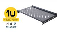 Prateleira 1U fixa para Rack Phasak 600 de profundidade