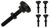 Kit de 4 pies metálicos para rack