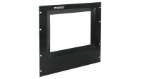 Visor para rack 19" 10U, negro