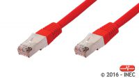 Cable de red FTP PHASAK cat. 5E Rojo