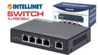 Switch Extensor Ultra PoE Gigabit 4 puertos+ 1 Giga 90W  IEEE 802.3Bt/at/af PoE+ /PoE