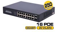 Switch 16p. 10/100/1000 Poe+2 SFP  IEEE 802.3at/af PoE+ /PoE 30w