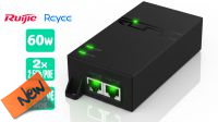 Inyector PoE 56V 60W Gigabit  1.08A  802.3bt