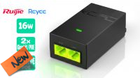 Inyector PoE 52V 15,6W Gigabit con fuente de alimentación 802.3af