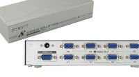 Multiplicador amplificador VGA 8 monitores 250Mhz