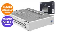 Módulo interno alumínio 2.5" 2x SATA RAID 0/1 para Mac Pro