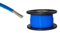 Bobina de cable coaxial RG59 LSZH 75 Ohms 250m Azul