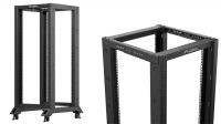 Rack 19" estrutura aberta 27U preto 600x800x1451mm