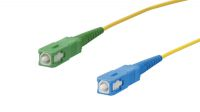 Cable de fibra óptica SM OS2 9/125 SC / UPC - SC / APC LSZH SX Amarillo
