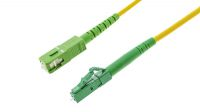 Cable fibra óptica SM OS2(G657A2) 9/125 SC-LC/APC SX 3.0mm LSZH Amarillo