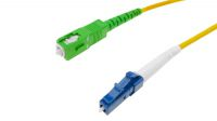 Cable de fibra óptica SM OS2 (G657A2) 9/125 SC/APC-LC/UPS SX 3.0mm LSZH Amarillo