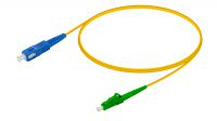 Cable fibra óptica SM OS2 (G657A2) 9/125µ SC/UPC-LC/APC SX 3.0mm LSZH Amarillo 10m