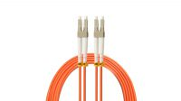 Cable de fibra óptica OM1 62.5/125 (3mm) LC-LC / UPS DX LSZH Naranja de 2m.