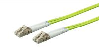 Cable fibra óptica MM OM5 50/125µ  LC - LC/UPC  DX LSZH Verde-Lima