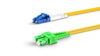 Cable de fibra óptica monomodo LC/UPC a SC/APC 9/125 Duplex OS2 LSZH