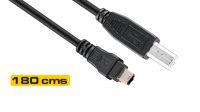 Cable de conexión USB tipo B - Mini A 4 pines Standar