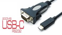 Adaptador USB 3.1 a porta série DB 09P Macho a RS232 1.8m