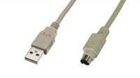 Cable USB A Macho a Mini Din 6 pines Macho 1.8m