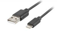 Cabo USB 2.0 Lightning 08P negro 3 m.