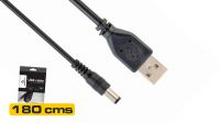 Cable USB 2.0 A Macho  a conector DC power 3.5mm