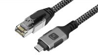 Cabo USB-C para Ethernet RJ45 Cat.6 FTP 3m