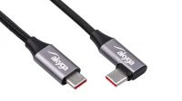 Cable USB Gen 3.1 - C angulado 90º 60W 1m