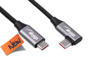 Cable USB Gen 3.1 - C angulado 90º 60W 1m