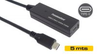 Cable USB extensor 3.1 C Macho - USB 3.1 C Hembra Gen1