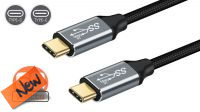 Cable USB 3.1 Gen2 C-C 60W 10Gbps 4k 3m