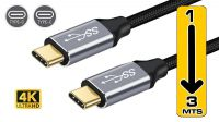 Cable USB 3.2 Gen2 C - C 100W 10 Gbps 4K 60Hz