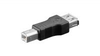 Adaptador USB A Hembra a USB B Macho