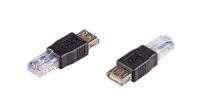 Adaptador USB A Fêmea a RJ45 Macho