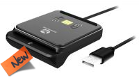 Lector de tarjetas DNI electrónico, tarjeta ciudadana, I2C contactless, vía USB