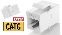 Conector Keystone RJ45 Cat. 6 blanco