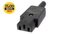 Conector SFO 220 V recta C13F